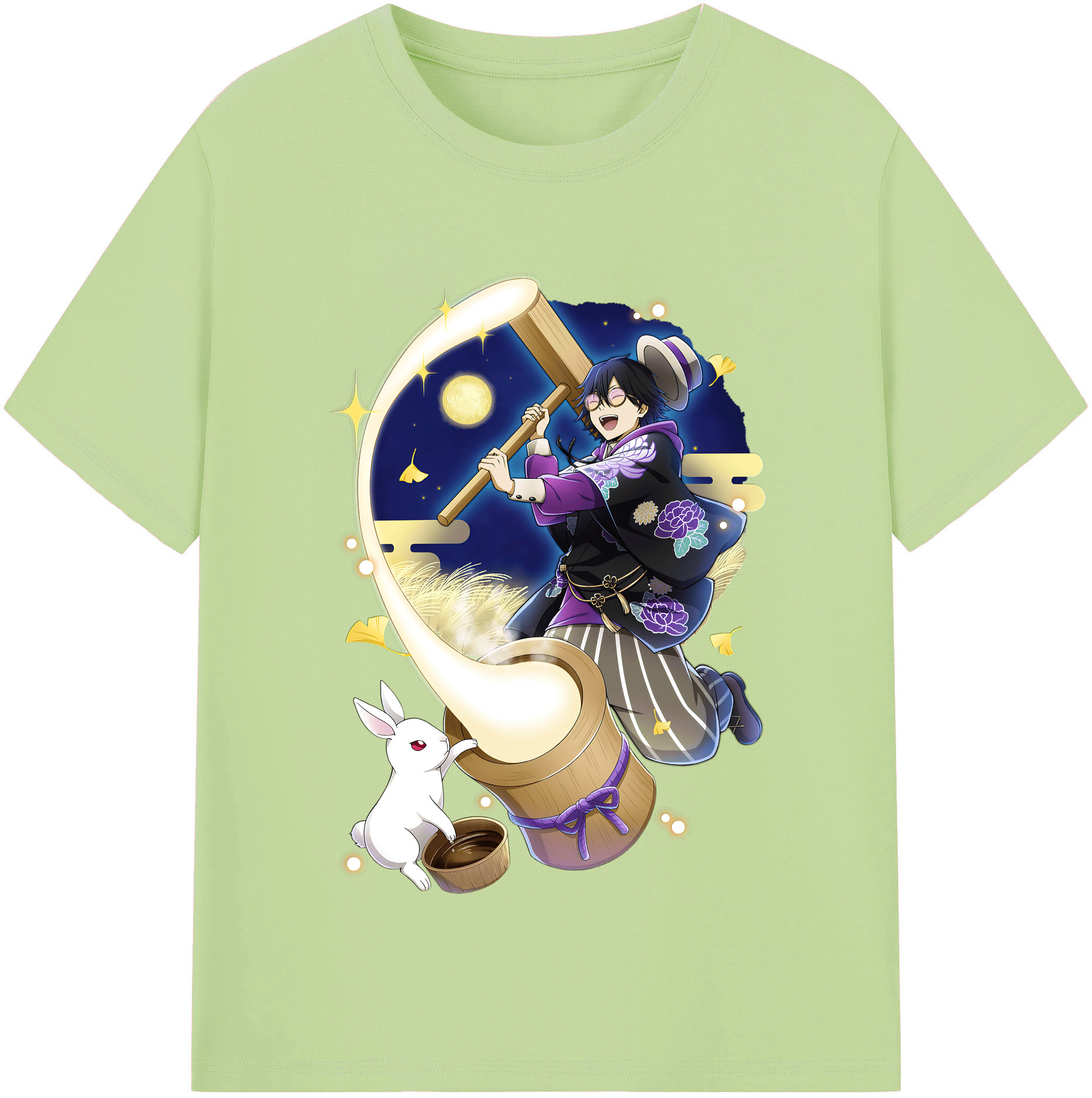 （画像用） 文豪ストレイドッグス Bungo Stray Dogs 綿100％半袖Tシャツ（フロントプリント）